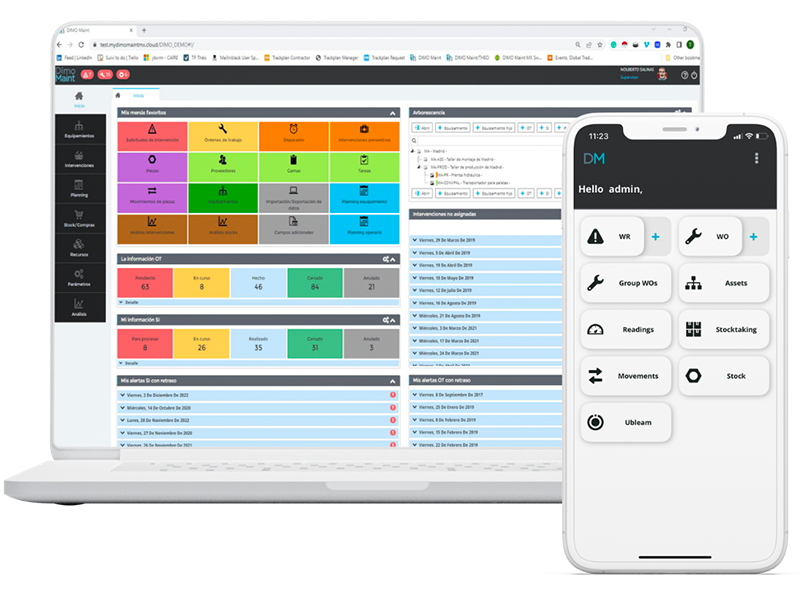 CMMS Maintenance Software DimoMaint MX