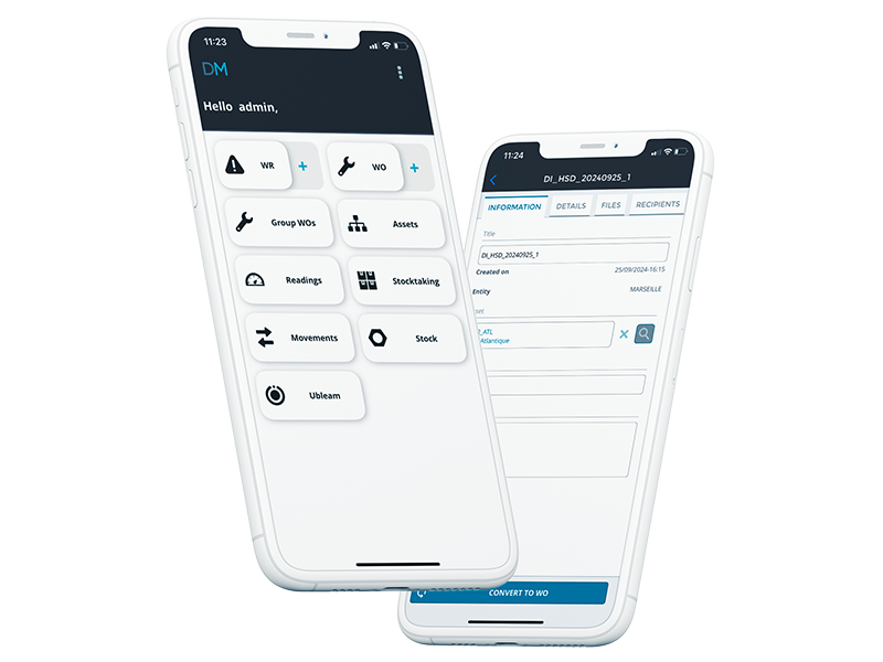 Manage your maintenance with a mobile app